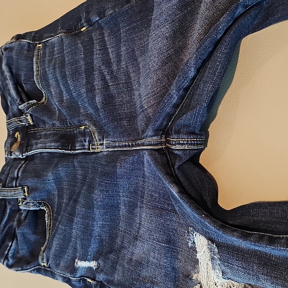 American Eagle Next Level Stretch Size 2 High Rise Distressed Style Jeggings - Picture 5 of 8